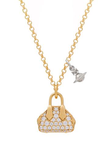 Yasmine crystal-embellished pendant necklace by VIVIENNE WESTWOOD