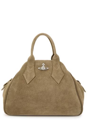 Yasmine medium suede top handle bag by VIVIENNE WESTWOOD