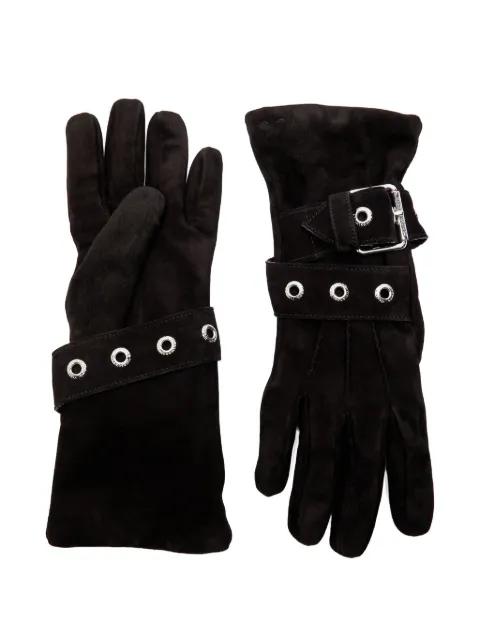belt buckle gloves by VIVIENNE WESTWOOD