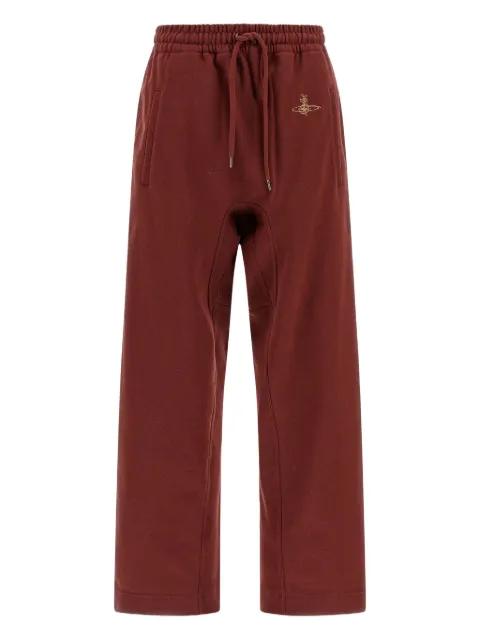 brushed embroidery ember track pants by VIVIENNE WESTWOOD