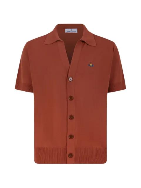 button cotton cardigan by VIVIENNE WESTWOOD