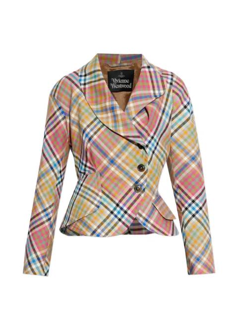 checked jacket by VIVIENNE WESTWOOD