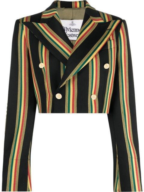 cropped double-breasted blazer by VIVIENNE WESTWOOD