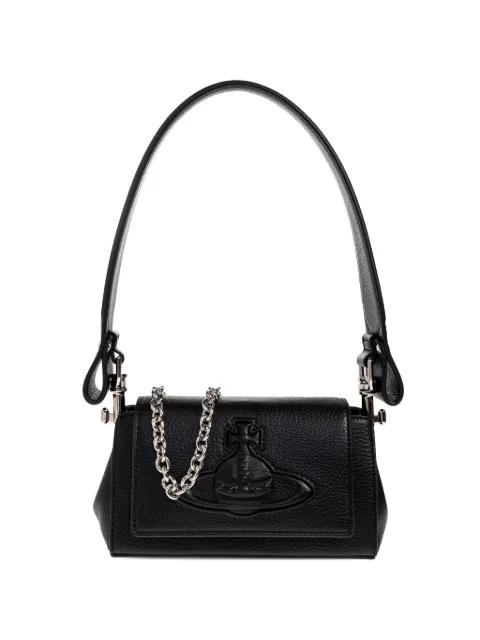debossed-orb chain-strap shoulder bag by VIVIENNE WESTWOOD