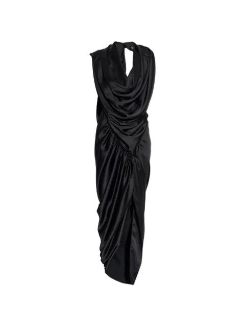 draped slit dress by VIVIENNE WESTWOOD