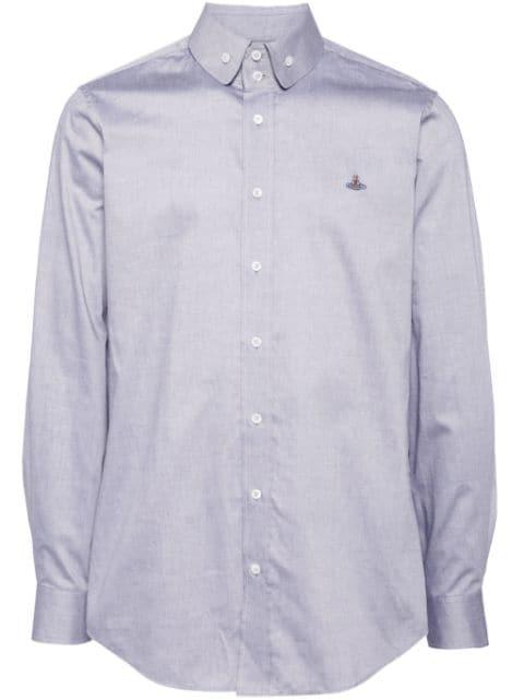 embroidered-Orb cotton shirt by VIVIENNE WESTWOOD