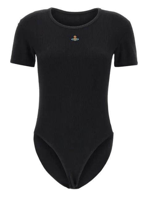 embroidered-logo T-shirt by VIVIENNE WESTWOOD
