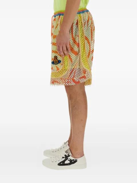 fringed mesh shorts by VIVIENNE WESTWOOD