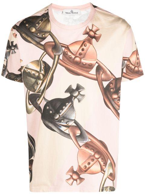 graphic-print cotton T-shirt by VIVIENNE WESTWOOD