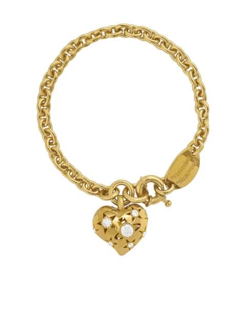 heart-charm chain bracelet by VIVIENNE WESTWOOD
