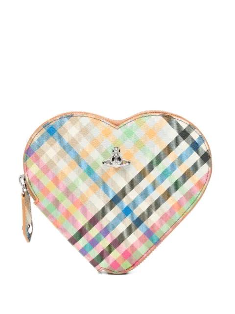 heart plaid shoulder bag by VIVIENNE WESTWOOD