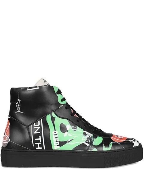 leather high-top sneakers by VIVIENNE WESTWOOD