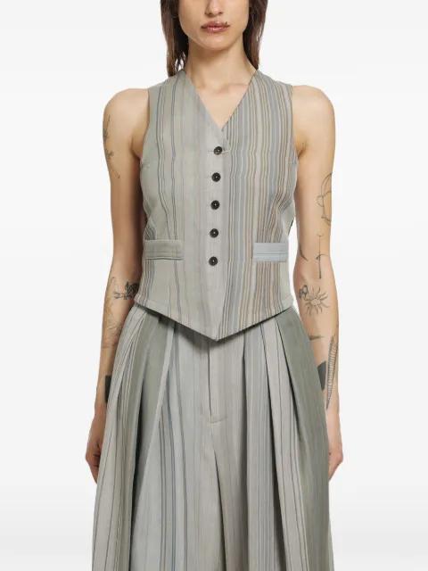 liberty striped waistcoat by VIVIENNE WESTWOOD