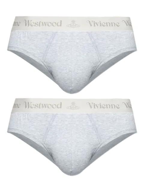 logo-band briefs (pack of two) by VIVIENNE WESTWOOD