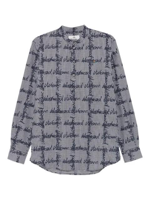logo-checked shirt by VIVIENNE WESTWOOD
