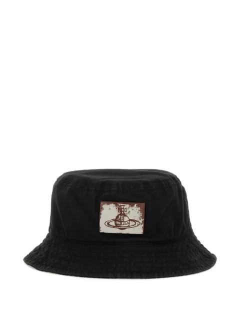 logo cotton bucket hat by VIVIENNE WESTWOOD