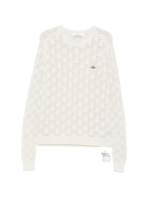 logo-detail sweater by VIVIENNE WESTWOOD