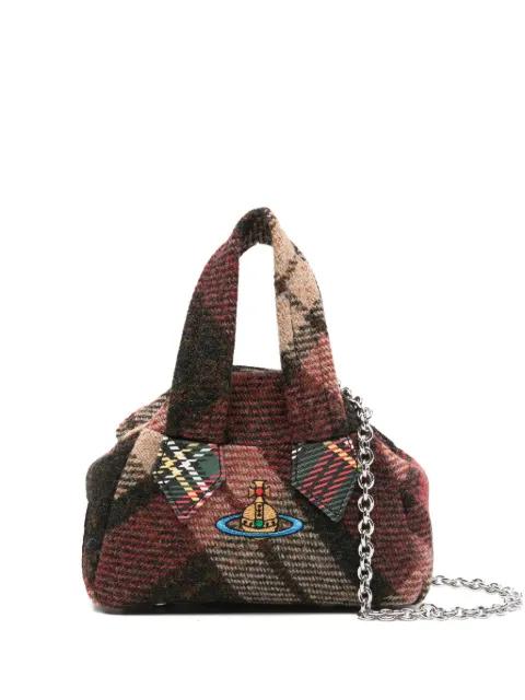 logo-embroidered mini tote bag by VIVIENNE WESTWOOD