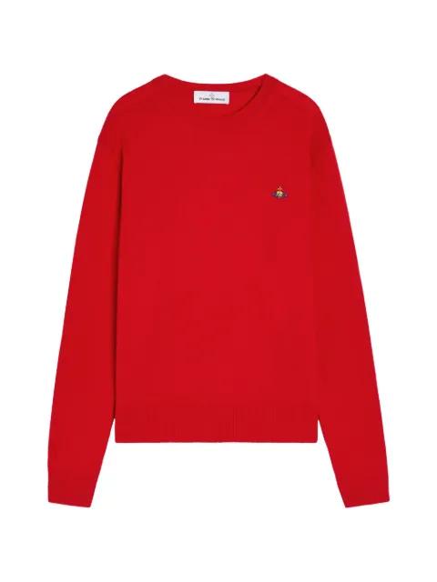 logo-embroidered sweater by VIVIENNE WESTWOOD