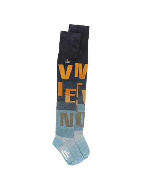 logo-lettering socks by VIVIENNE WESTWOOD