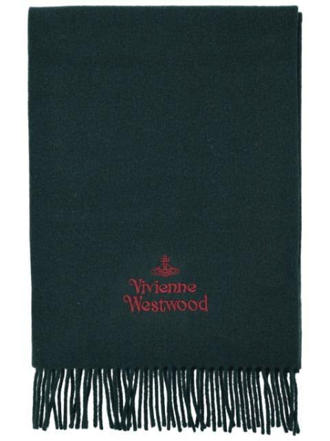 logo scarf by VIVIENNE WESTWOOD