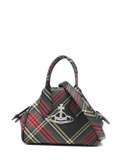 mini Yasmin tartan-check cross body bag by VIVIENNE WESTWOOD