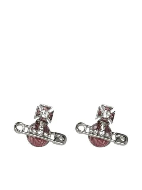 orb crystal earrings by VIVIENNE WESTWOOD