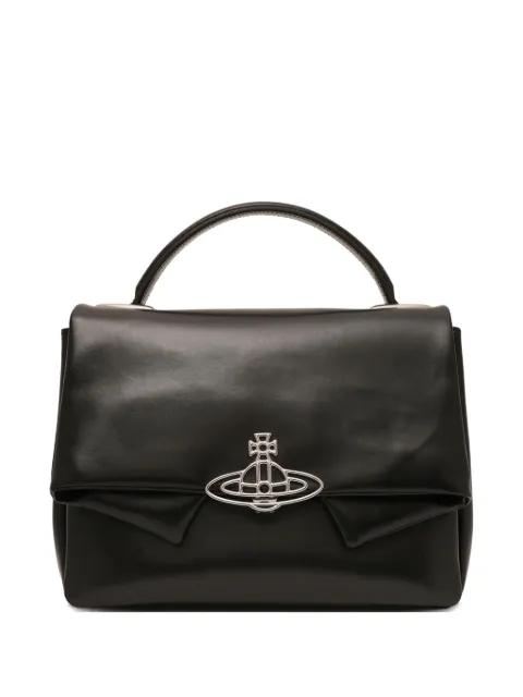 orb-embellished flap bag by VIVIENNE WESTWOOD