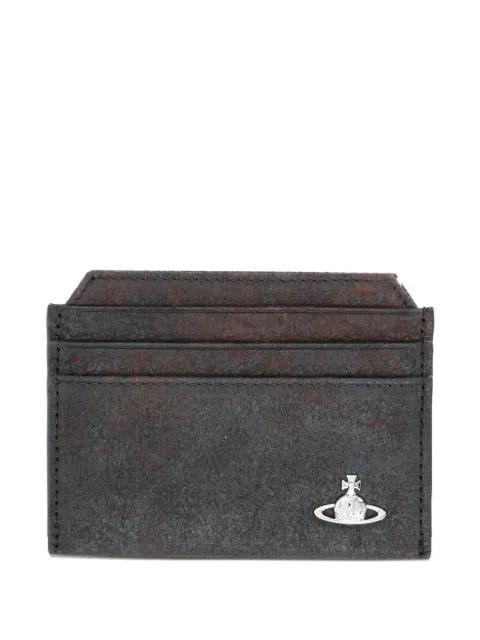 orb leather card holder by VIVIENNE WESTWOOD