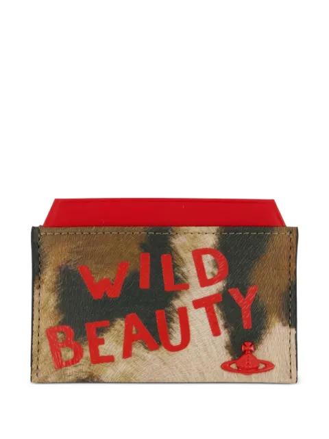 orb leopard card case by VIVIENNE WESTWOOD