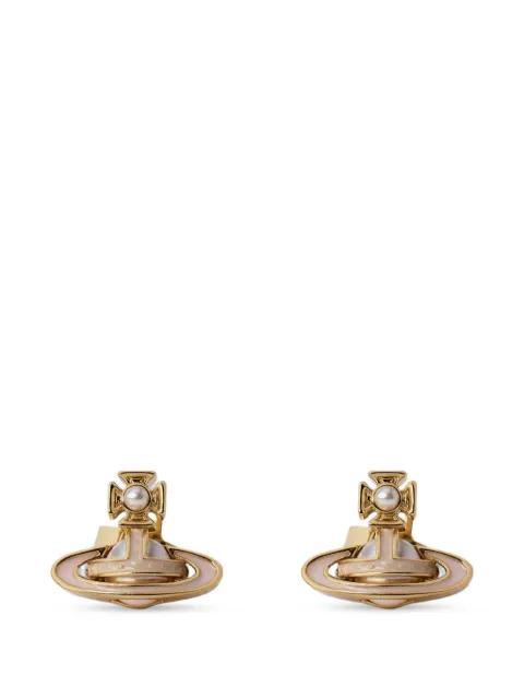 orb-pearl earrings by VIVIENNE WESTWOOD