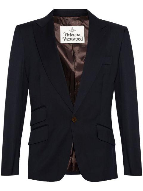 peak-lapel single-breasted blazer by VIVIENNE WESTWOOD