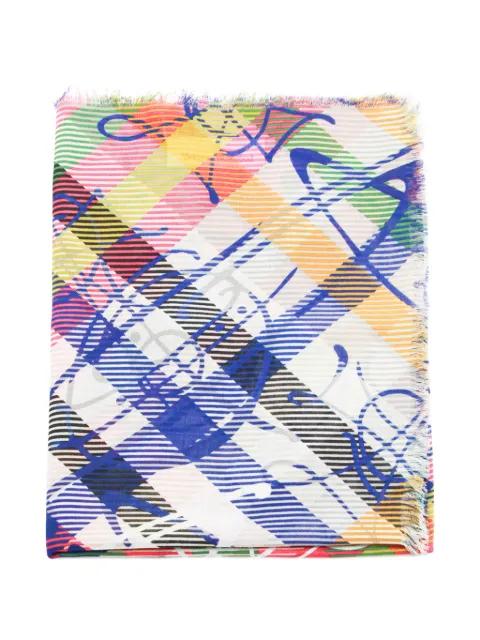 plaid-print scarf by VIVIENNE WESTWOOD