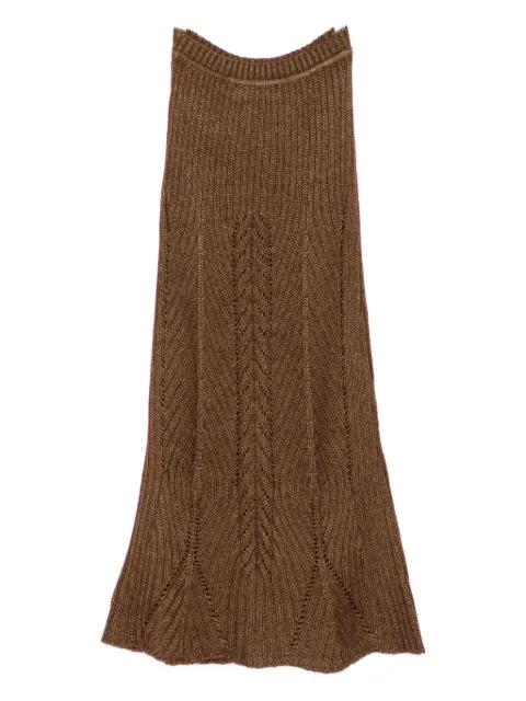 ribbed knit skirt by VIVIENNE WESTWOOD