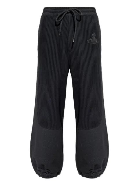 ribbed-panelled trousers by VIVIENNE WESTWOOD