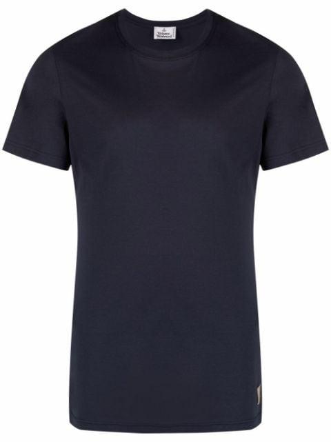short sleeved logo-patch T-shirt by VIVIENNE WESTWOOD