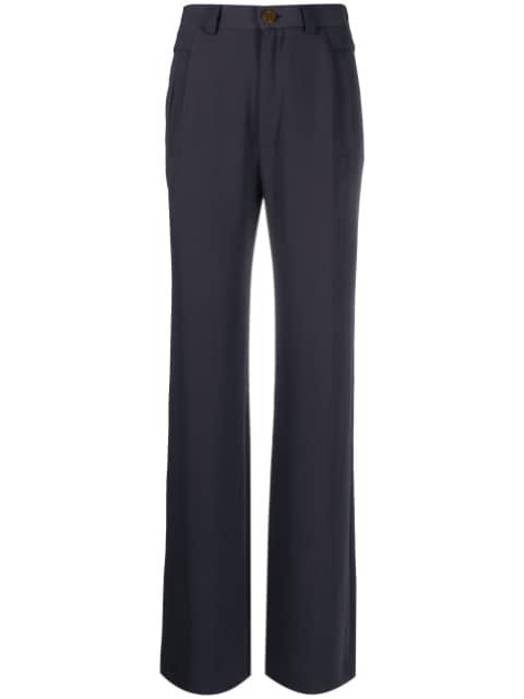 straight-leg tailored trousers by VIVIENNE WESTWOOD