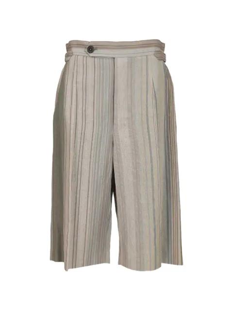 striped buckle shorts by VIVIENNE WESTWOOD
