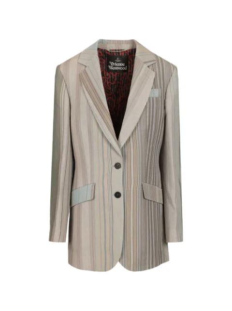 striped buttoned jacket by VIVIENNE WESTWOOD