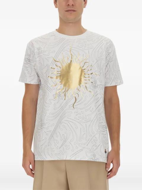 sun-motif printed T-shirt by VIVIENNE WESTWOOD