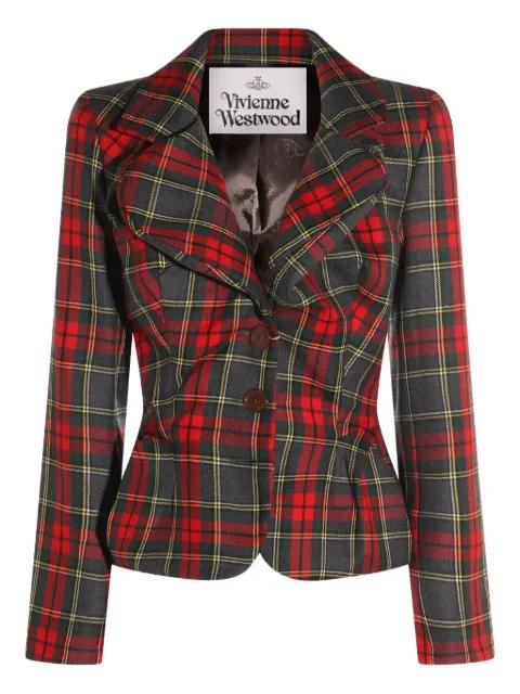 tartan-patterned blazer by VIVIENNE WESTWOOD