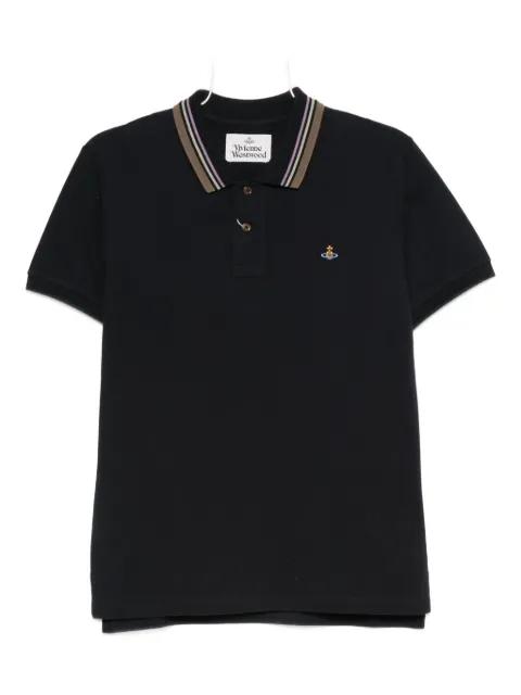 tipped-collar polo shirt by VIVIENNE WESTWOOD