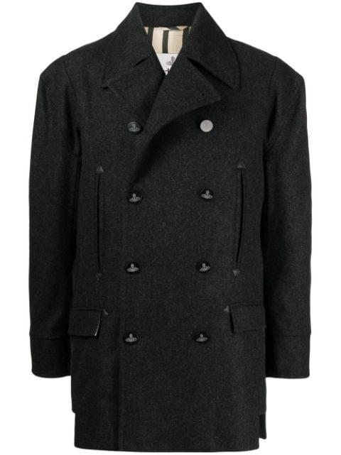 wool-blend peacoat by VIVIENNE WESTWOOD