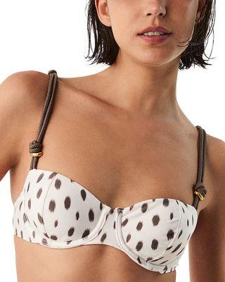 Gal Mel Printed Sweetheart Bikini Top by VIX PAULA HERMANNY