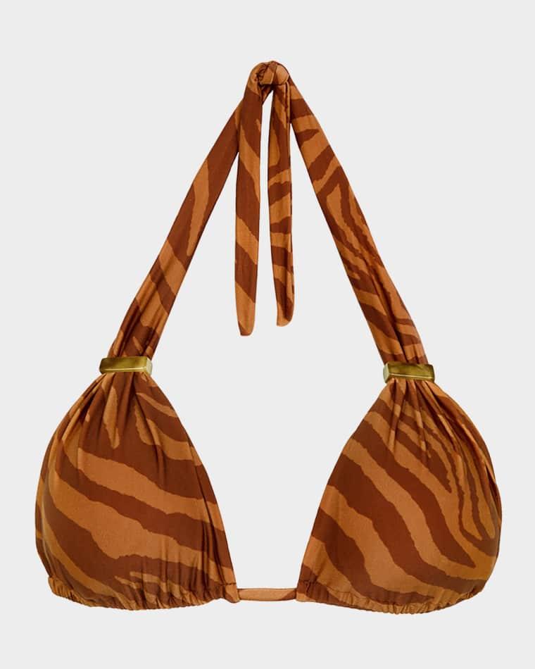 Sundown Bia Halter Bikini Top by VIX PAULA HERMANNY