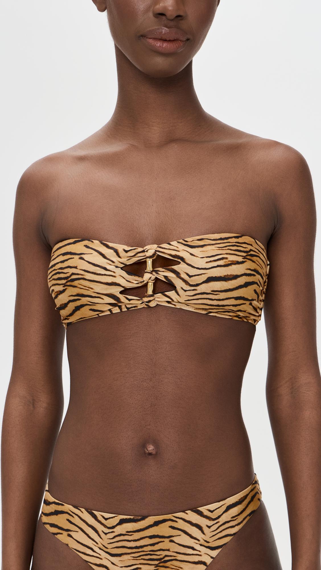 ViX Paula Hermanny x Rosie Huntington-Whiteley Megan Bandeau Bikini Top by VIX PAULA HERMANNY