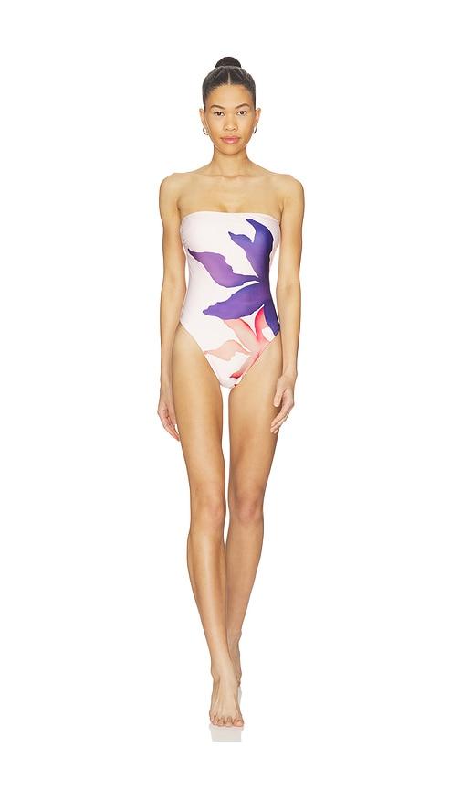 Vix Swimwear Bianca Brazilian One Piece in Rose,Purple by VIX SWIMWEAR