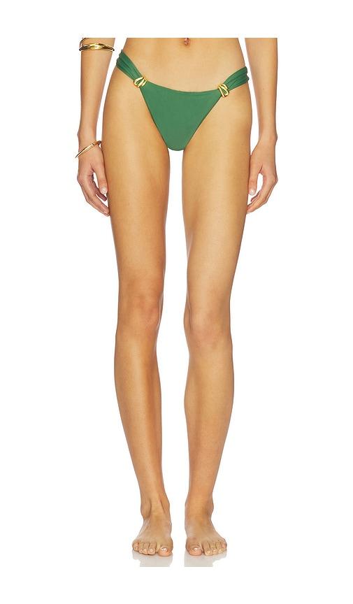 Vix Swimwear Leone Cheeky Bottom in Green by VIX SWIMWEAR
