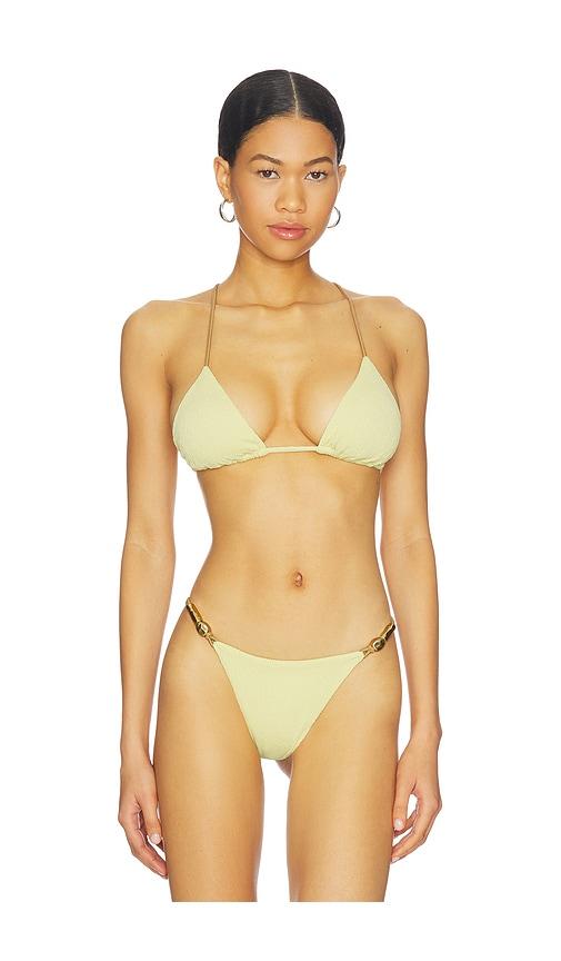 Vix Swimwear Nancy T Back Tri Top in Olive by VIX SWIMWEAR