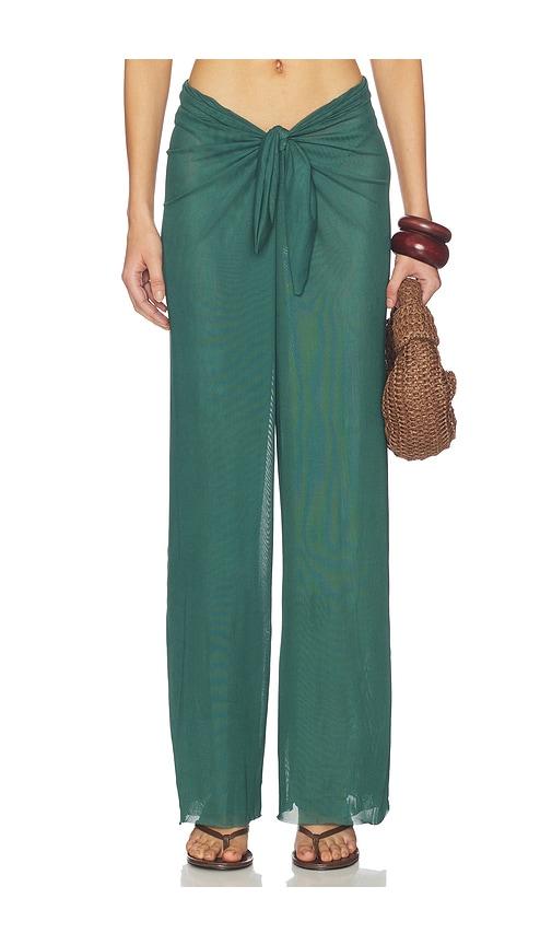 Vix Swimwear Pareo Pants in Dark Green by VIX SWIMWEAR